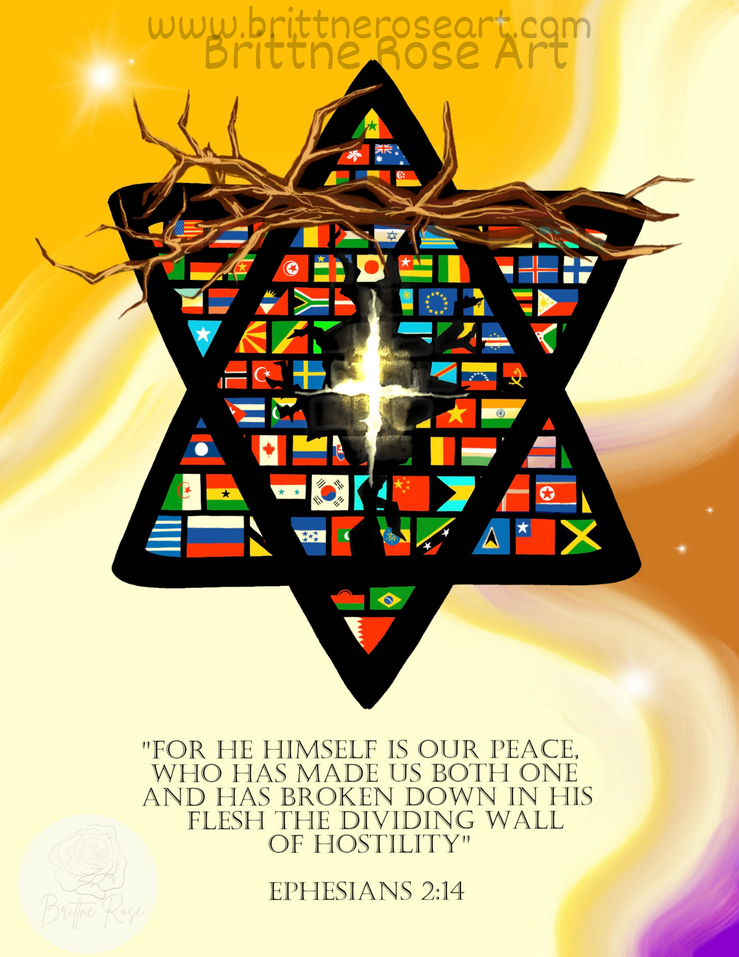 Jesus for the Nations Art Print