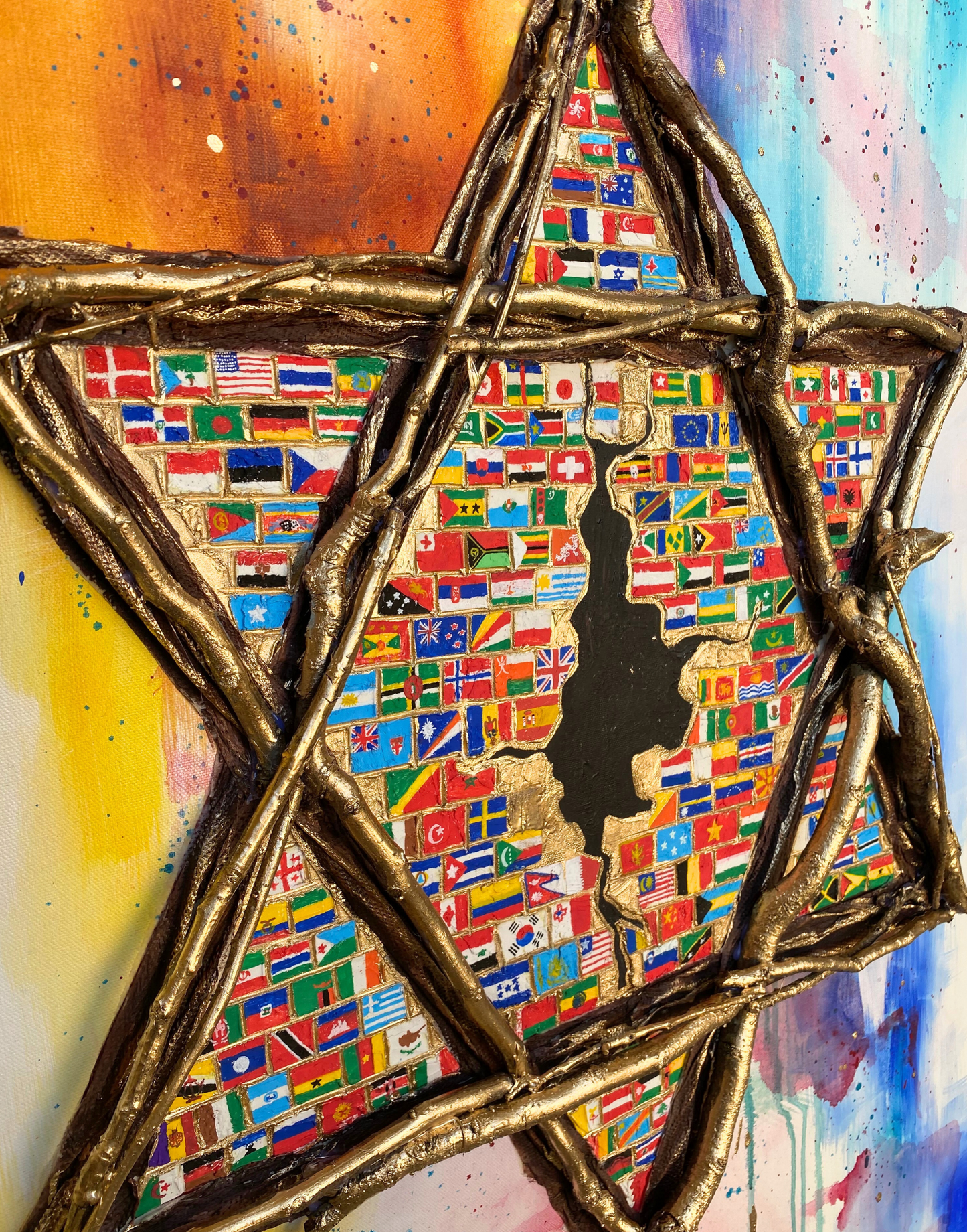 Star of David with the Nations Side View